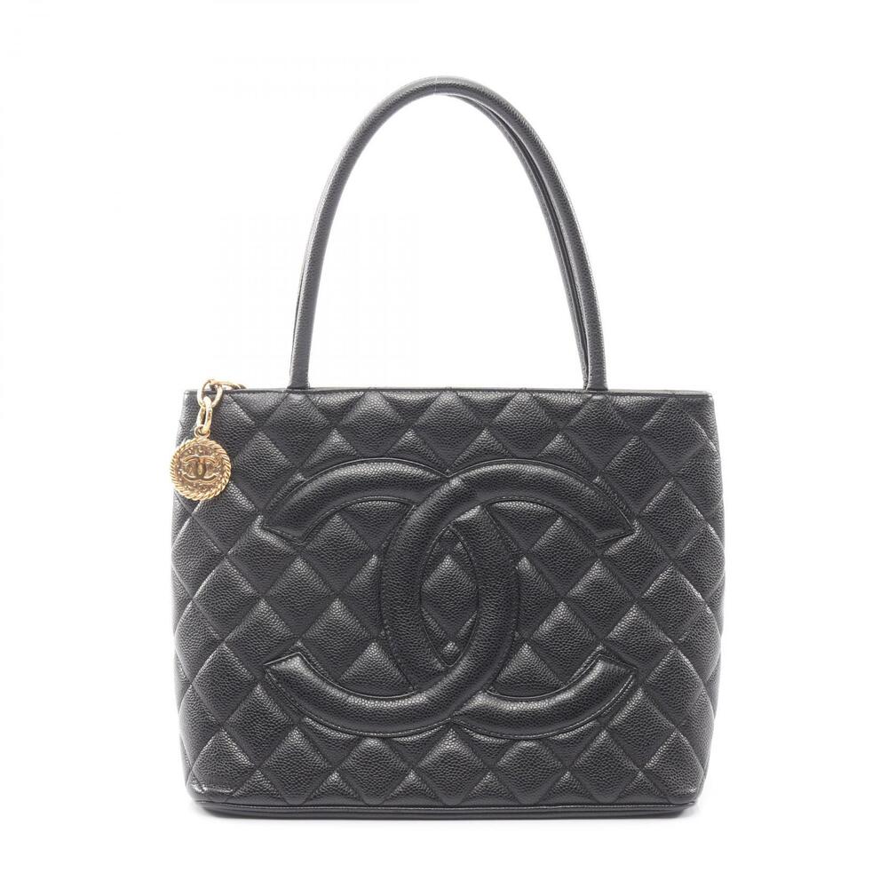 Chanel Reissue Tote Bag Caviar Leather Grained Calfskin Black